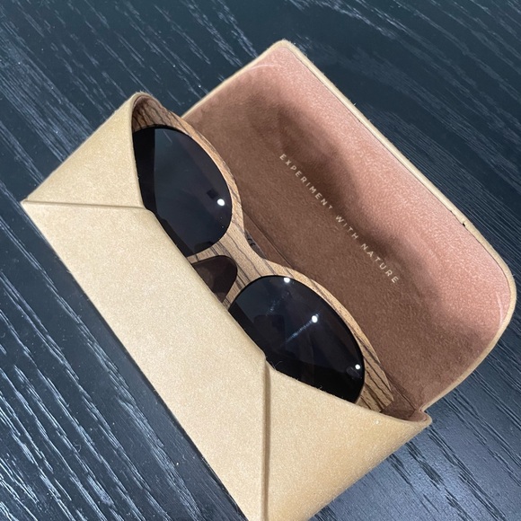 Shwood Madison Sunglasses with Zebra wood! - Picture 4 of 7